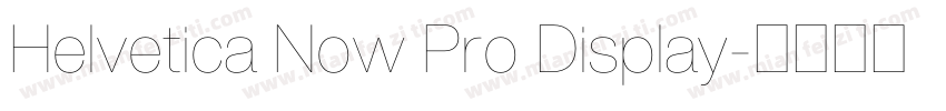 Helvetica Now Pro Display字体转换